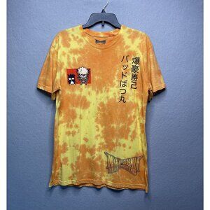 My Hero Academia Hello Kitty & Friends Orange Tie Dye T-Shirt L